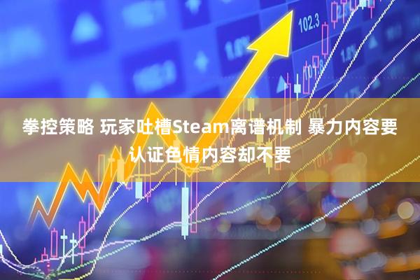 拳控策略 玩家吐槽Steam离谱机制 暴力内容要认证色情内容却不要