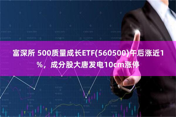 富深所 500质量成长ETF(560500)午后涨近1%,成分股大唐发电10cm涨停